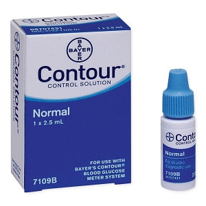 Ascensia Contour Blood Glucose System - Contour Blood Glucose Control Solution, Normal Level - 7109