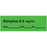 Anesthesia Tape With Date, Time, And Initial Removable Atropine 0.4 Mg/Ml 1" Core 1/2" X 500" Imprints Green 333 500 Inches Per Roll