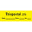 Anesthesia Tape With Date, Time, And Initial Removable Thiopental 2.5% 1" Core 1/2" X 500" Imprints Yellow 333 500 Inches Per Roll