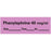 Anesthesia Tape With Date, Time, And Initial Removable Phenylephrine 40 Mcg/Ml 1" Core 1/2" X 500" Imprints Violet 333 500 Inches Per Roll