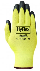 Ansell Edmont Hyflex Cut Resistant Foam Coated Gloves - DBD-GLOVE, HYFLX CUT RESSTNT, KEVLAR LNR, S - 205578