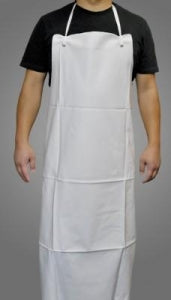 Ansell Edmont Heavy Duty PVC Aprons - Heavy-Duty PVC Apron, 18 Mil, White, 33" x 49" - 950103