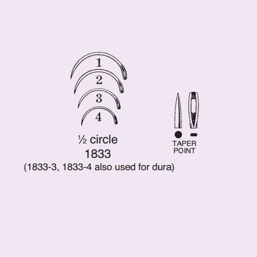 Taper Point 1/2 Circle Eye Needles 