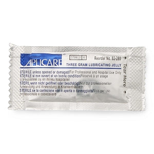 Aplicare Sterile Lubricating Jelly - Lubricating Jelly, Sterile, Foil Pack, 3 gm - 82-280