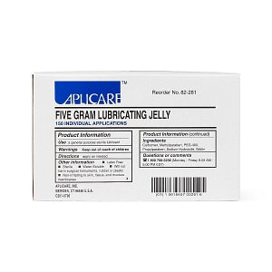 Aplicare Sterile Lubricating Jelly - Lubricating Jelly, Sterile, Foil Pack, 5 gm - 82-281