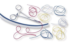 Aspen Surgical Sterion Micro Mini Blue Vessel Loop - Sterion Micro Mini Vessel Loop, White, Sterile, 0.8 mm x 406 mm - 011004PBX