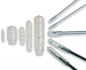 Aspen Surgical Laparoscopic MIS Vented Tip Protectors - Vented Veress Needle Guard, Clear, 19 mm - 097011BBG