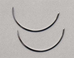 Aspen Surgical 1/2-Circle Reverse Cutting Fistula Needles - Fistula Needle, 0.037""x 1.693", 1/2 Circle, Reverse Cutting - 212704