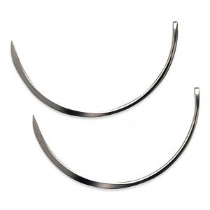 Aspen Surgical 1/2-Circle Reverse Cutting Fistula Needles - Fistula Needle, 0.037"x .984", 1/2 Circle, Reverse Cutting - 243207