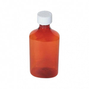 Apothecary Products Ezy Dose Oval Amber Plastic Bottles - Ezy Dose Oval Amber Plastic Bottle, 2 oz. - 30680