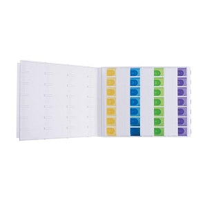 Apothecary Products Easy Fill Pill Planners - PLANNER, MEDICATION, EZY  FILL, XL, 4X / DAY - 67706