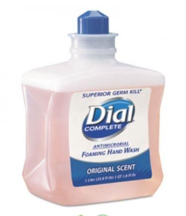 Dial Antimicrobial Liquid Hand Soap - Dial with Moisturizers and Vitamin E Antimicrobial Liquid Hand Soap, 1 L Refill - 234-DIA84029