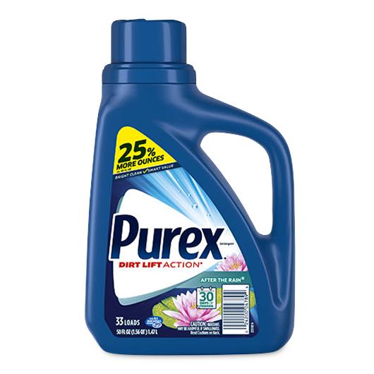 Dial Corp Purex Laundry Detergent - Purex Liquid Laundry Detergent, After Rain Scent, 50 oz. - 2420004789