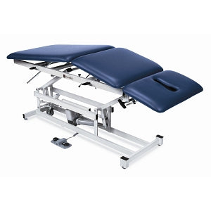 Armedica Hi-Lo Three-Section Treatment Tables - Hi-Lo Three-Section Treatment Table, Elevating Center, One-Section Headrest with Contoured Face and Nose Opening, One-Step Power Caster System, 76" L x 27" W x 24" x 35.5" H, 400-lb. Weight Capacity - AM300