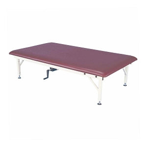 Armedica Mat Platform Tables - Mat Platform Table, Steel, One-Section, Manual Height Adjustment, 4' W x 7' L x 20" to 30" H, 900-lb. Weight Capacity - AM642