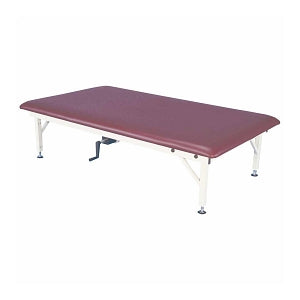 Armedica Mat Platform Tables - Mat Platform Table, Steel, One-Section, Manual Height Adjustment, 5' W x 7' L x 20" to 30" H, 900-lb. Weight Capacity - AM652