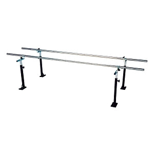 Armedica Floor Mounted Parallel Bars - FLR MNTD PRLEL BRS, 10'L, 26-44"H, 19-30"W - AM712