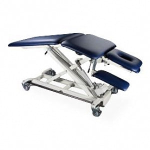 Armedica Hi-Lo Treatment Tables - 5-Section Hi-Lo Treatment Table with X-Frame, Powered Elevating Center and Adjustable Armrests, 72" L x 27" W x 19"-38" H - AMBAX5000