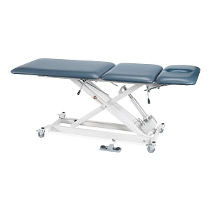 Armedica Hi-Lo Three-Section Treatment Tables - Hi-Lo Three-Section Treatment Table, Nonelevating Center, One-Section Headrest with Contoured Face and Nose Opening, Four Total Lock Casters, 76" L x 27" W, 400-lb. Weight Capacity - AMSX3500