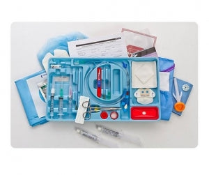 Teleflex Medical ARROWgard Blue CV Catheter Kits - CVC Kit, Multilumen, 7 Fr x 12" (30cm) - CDC-24703-X1A