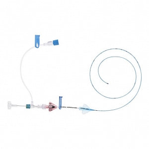 Teleflex ARROW PICC with Chlorg+ard Technology - ARROW PICC with Chlorg+ard Technology and 80 cm Hydrophilic-Coated Nitinol Guidewire, Single-Lumen Catheter, 4.5 Fr. x 55 cm Pressure Injectable with Blue FlexTip Feature - PR-45541-HPHNM