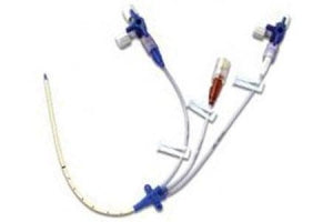 Teleflex Medical ARROWg+ard Blue PLUS Pressure-Injectable Multi-Lumen CVC Kits - ARROWg+ard Blue PLUS Pressure-Injectable 3-Lumen CVC Kit with Blue FlexTip Catheter, 7 Fr x 20 cm - ASK-45703-AKP1A