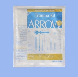 Teleflex Medical Trauma Kit - Trauma Kit with Sheath 8-1/2 Fr x 3-1/2", Guidewire 0.035" - AK-05801