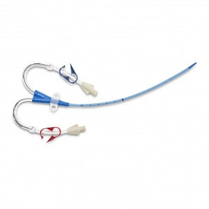 Teleflex Medical ARROWgard Blue You-Bend 2-Lumen Hemodialysis Catheterization Kits - Dual-Lumen Hemodialysis Catheter Kit for High Volume Infusions, 12 Fr x 20 cm - AU-25122-F