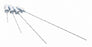 Teleflex Medical Stimulating Nerve Block Needles - Echogenic PNB Stimulating Nerve Block Needle, 21G x 6" - AB-21150-SSE