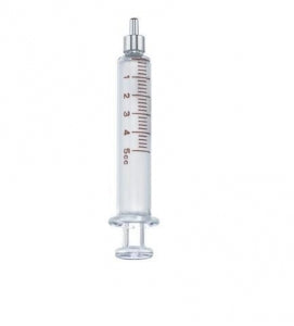 Teleflex Medical Luer-Slip Loss of Resistance Syringes - Loss of Resistence Syringe, Glass, Luer Slip, 5 mL - LR-05502