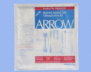 Teleflex Medical Femoral Arterial Line Catheterization Kits - Femoral Arterial Line Catheterization Kit, 18G x 6" - UM-04018