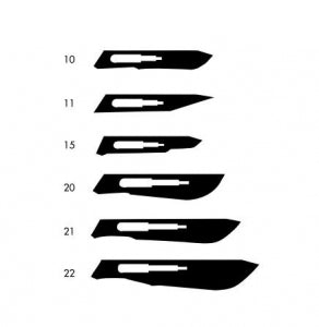 Southmedic Personna Sterile Stainless Blades - Surgical Blade, Sterile, Stainless Steel, Size 10 - 73-0010