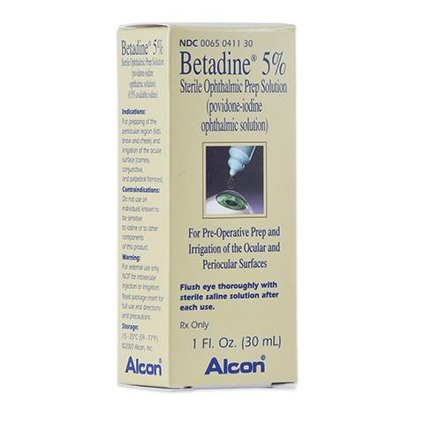 Betadine 5% Prep Solution by Alcon Labs