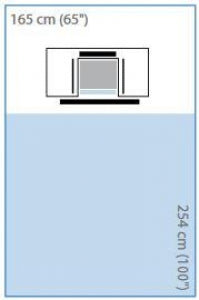 Alcon Labs Incise Drapes - DRAPE, EYE, 165CMX254CM, 13CMX10CM INCISE - 8065117020