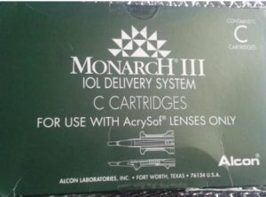 Alcon Labs Monarch III IOL Delivery System - Monarch III IOL Cartridge, 