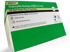 Steris VERIFY Biological EO Test Packs - PACK, TEST, BIOLOGICAL EO, VERIFY - S3071