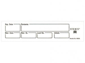 Steris Adhesive Identification Labels - Verify Adhesive Vial Cap Identification Label, 456/Pad - S3090