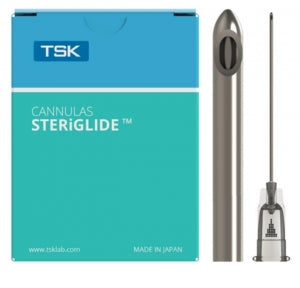 TSK Laboratory STERiGLIDE Cannulas - STERiGLIDE Cannula with 27 G x 1" and 25 G x 0.5" Needles, 50 cc - PRC-27025ISG