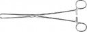 Aesculap Intestinal and Tissue Grasping Forceps - FORCEP, GRASP, INTEST, 5X6 TEETH SLNDER, 10" - EA018R