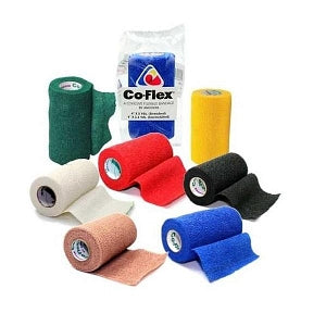 Andover Coflex Latex Nonsterile Elastic Bandages - Coflex Bandage, Latex, Rainbow Pack, 1" x 5 yd. - 3100RB-030