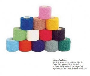 Andover CoFlex Latex Self-Adhering Bandages - Coflex Bandage, Neon, 2" x 5 yd. - 3200NP-036