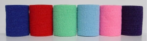 Andover Coflex Latex Nonsterile Elastic Bandages - Coflex Bandage, Color Pack, 3" x 5 yd. - 3300CP