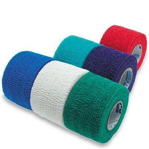 Andover Healthcare CoFlex NL Cohesive Wrap Bandage - CoFlex Cohesive Flexible Bandage, Rainbow, 4" x 5 yd. - 5400RB-018