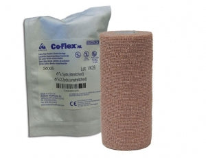 Milliken CoFlex Cohesive EasyTear Bandages - CoFlex Cohesive Bandage, Sterile, Tan, 6" x 5 yd. - 5600S