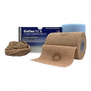 Andover CoFlex TLC LS Two-Layer Standard Compression Bandage - CoFlex TLC 2-Layer Standard Compression Bandage, 4" x 7 yd. - 7800TLC-XL