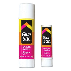 Avery Glue Sticks - Glue Stic Acid-Free Photo-Safe Permanent 0.26-oz. White Application Glue Sticks - 00166