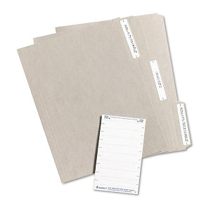 Avery-Dennison Permanent File Folder Labels - Permanent File Folder Labels, 11/16" x 3-7/16", White - 05202