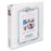 Avery Economy View Binders with Round Rings - White Heavy-Duty Nonstick 1.5" Capacity View Binder with Slant Rings - 05404