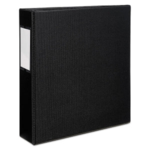 Avery-Dennison Durable Binder w/2 Booster EZD Rings - Black 2" Durable Binder with 2 Booster EZD Rings - 08502