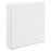 Avery-Dennison DurableVu Binder w/Nonlocking EZD Rings - White 2" Durable Binder with 2 Booster EZD Rings - 09501